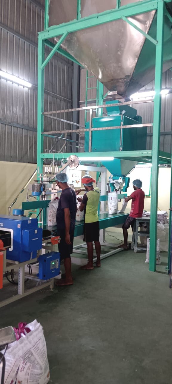 DOUBLE HEAD BAG FILLING MACHINE